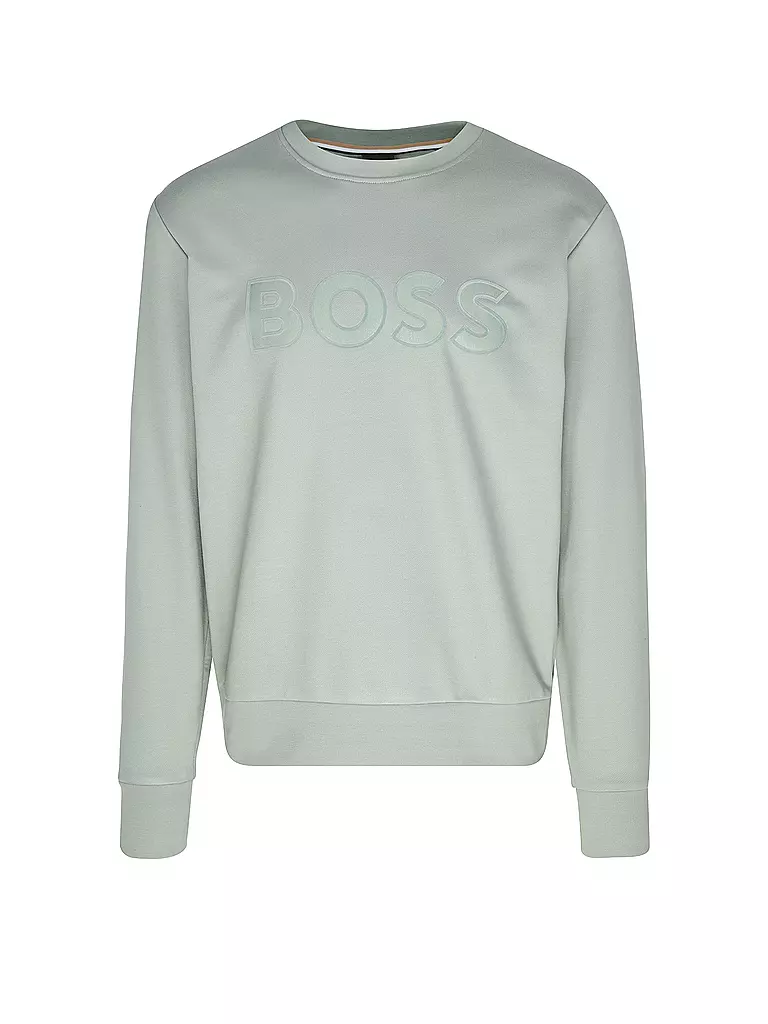 BOSS Sweater SOLERI hellgrün