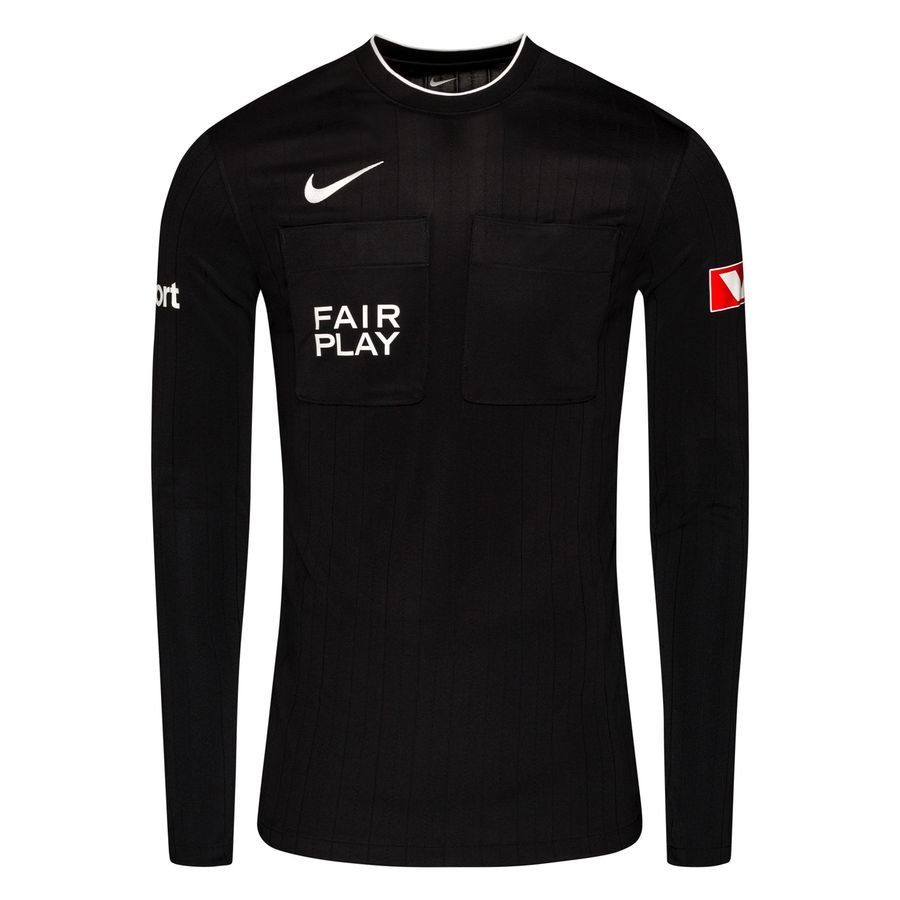 Nike NFF Maillot d'Arbitre II Dri-FIT - Noir Blanc Manches Longues