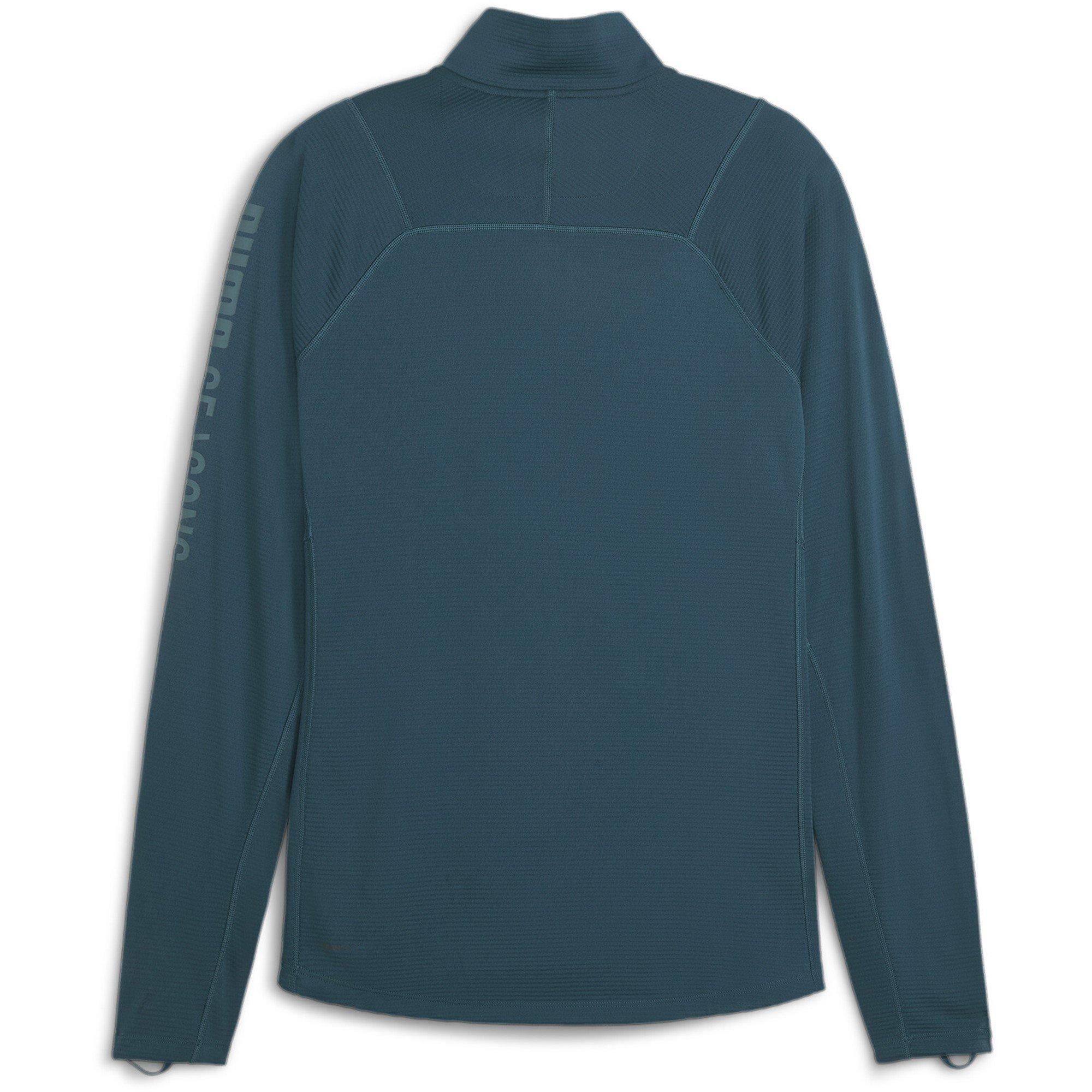 Puma Puma M Seasons Ls 1/4 Zip Polypropylene R Fleece Mens