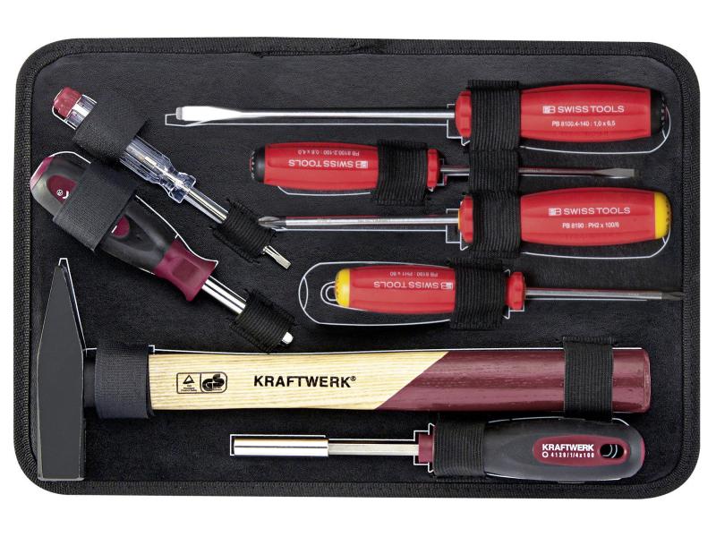 Kraftwerk Werkzeugkoffer Profi-Alu KW PB 123-teilig Profi-Alu-Werkzeugkoffer