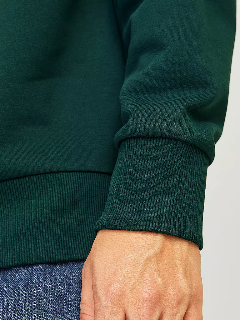 JACK & JONES Kapuzensweater - Hoodie JJXMAS  dunkelgrün