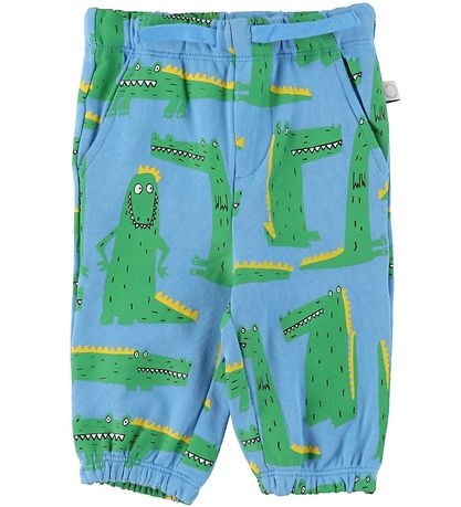 Stella McCartney Kids Sweats?t - Blå m. Krokodiller