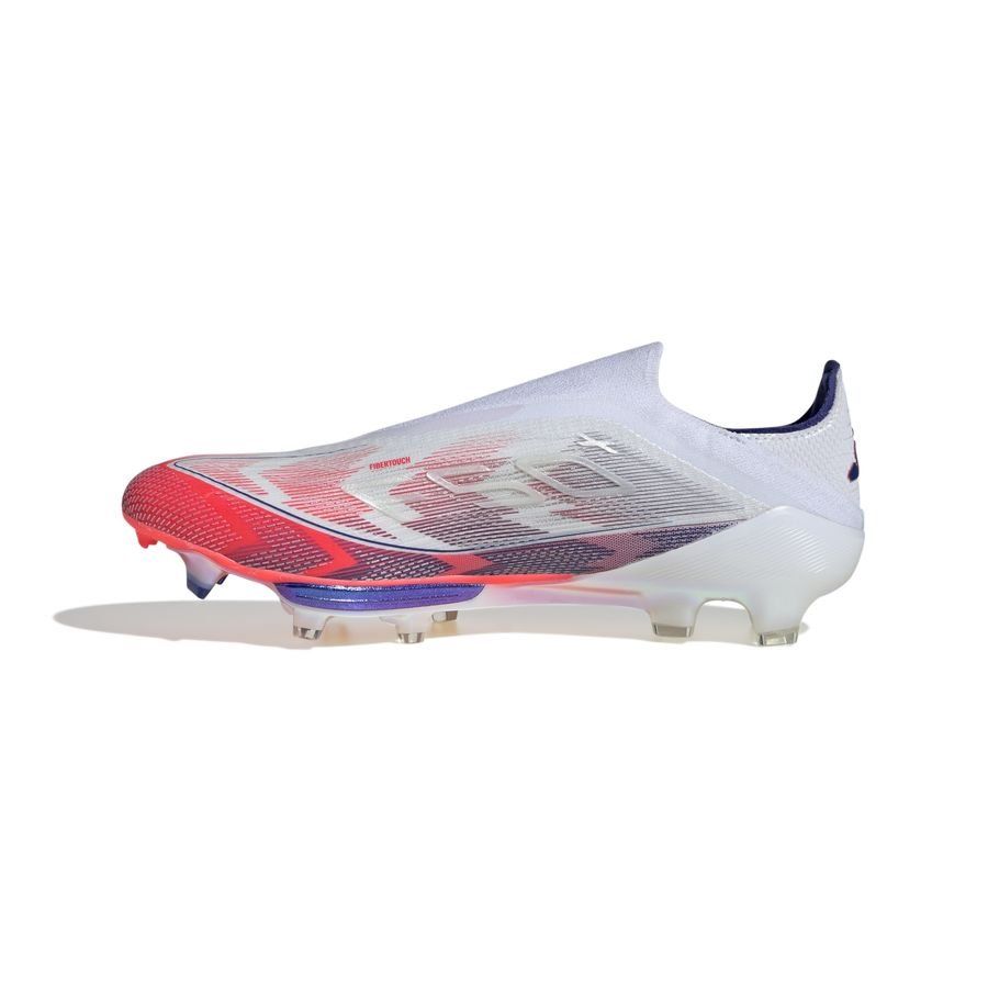 adidas F50   Laceless FG Advancement - Blanc/Rouge/Bleu