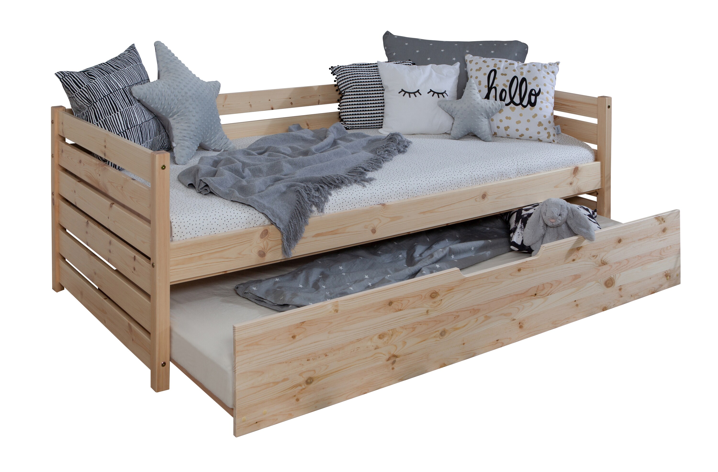 TiCAA Sofabett Naomi inkl. Ausziehbett, 90x200