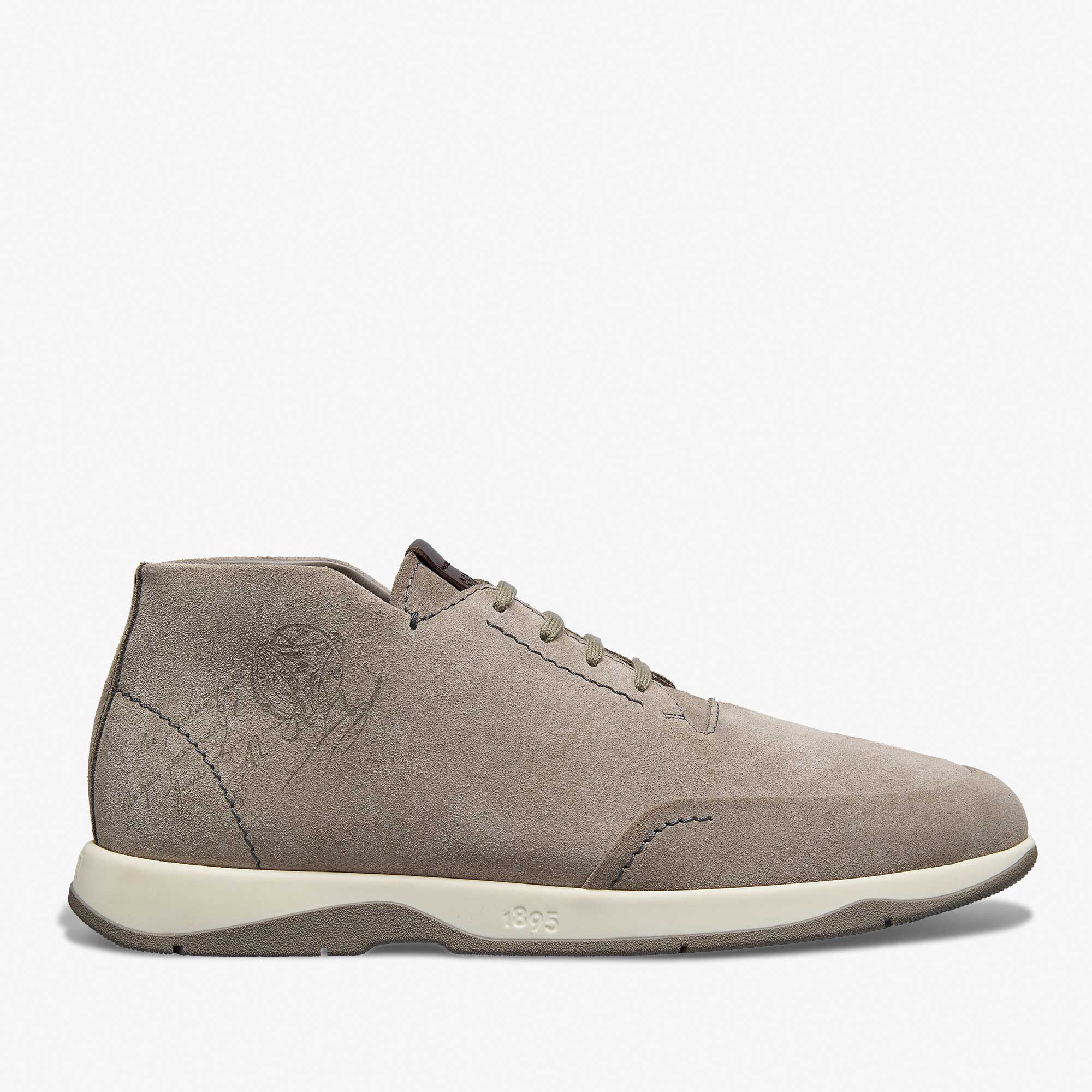 Derby Echappee En Veau Velours Scritto