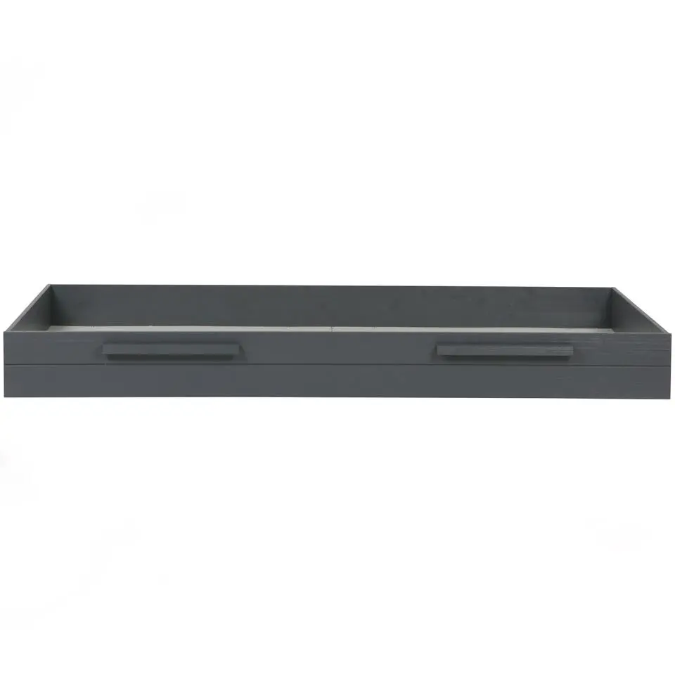 WOOOD Dennis Bed Incl.Bedlade/Lattenrol - Grenen - Staalgrijs -219x95