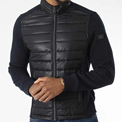 Veste Zippée BLC22K06 Bleu Marine Noir