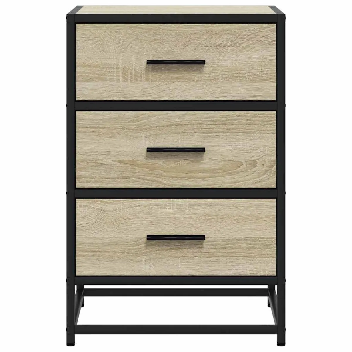 vidaXL Table Chevet - Chêne sonoma