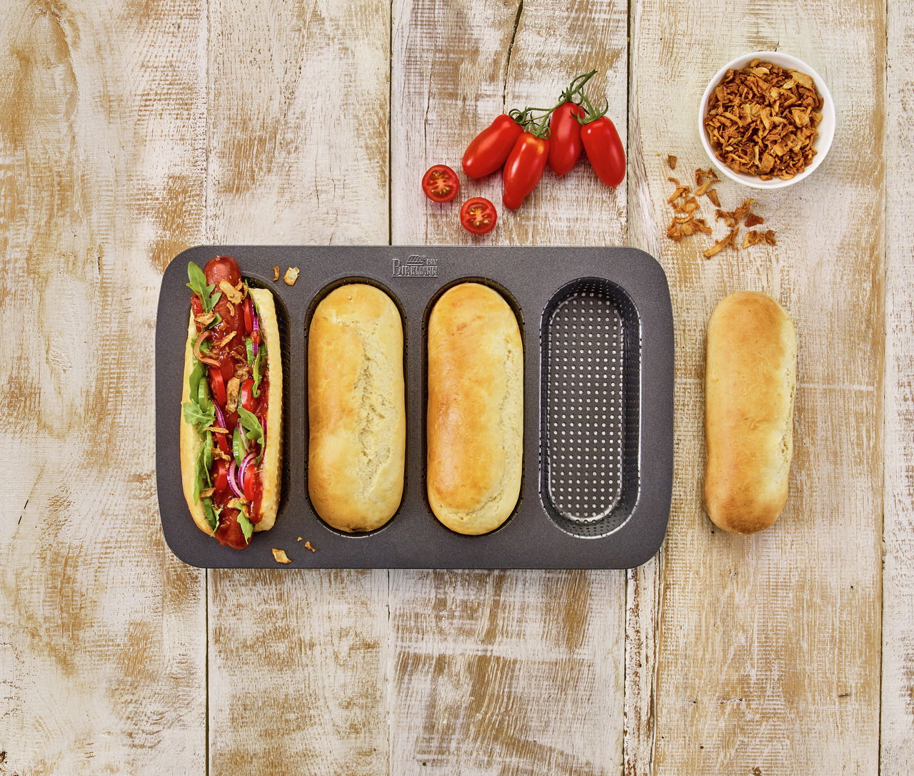 Birkmann Hot Dog Brötchenblech