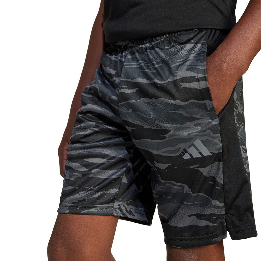 adidas Train Essentials Camo Print Shorts Kinder black