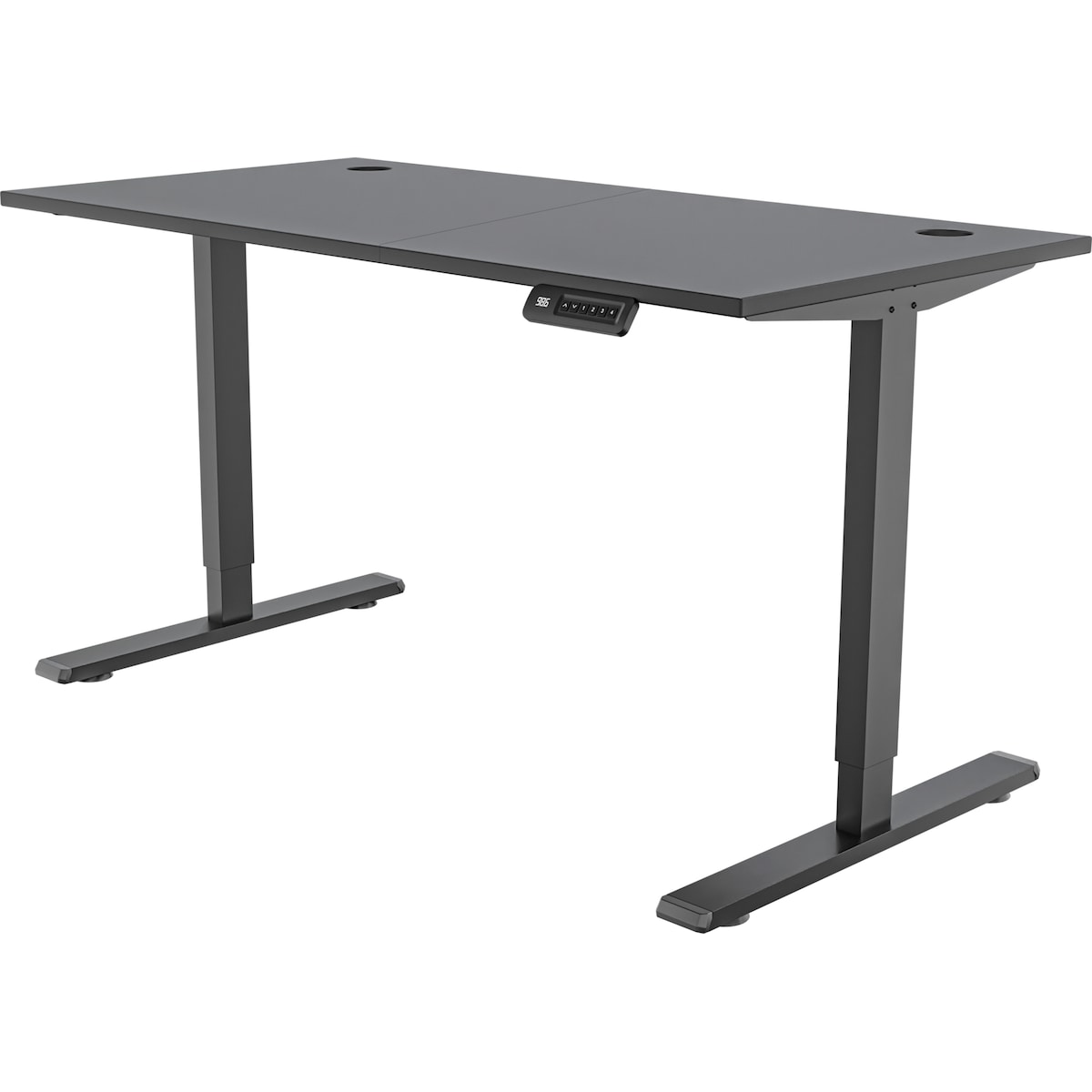 Piranha E-Base 120 høydejusterbart skrivebord (sort)