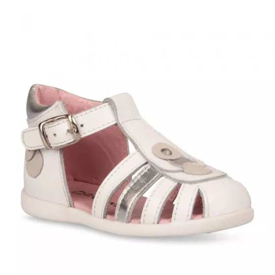 Sandales BLANC FREEMOUSS GIRL CUIR