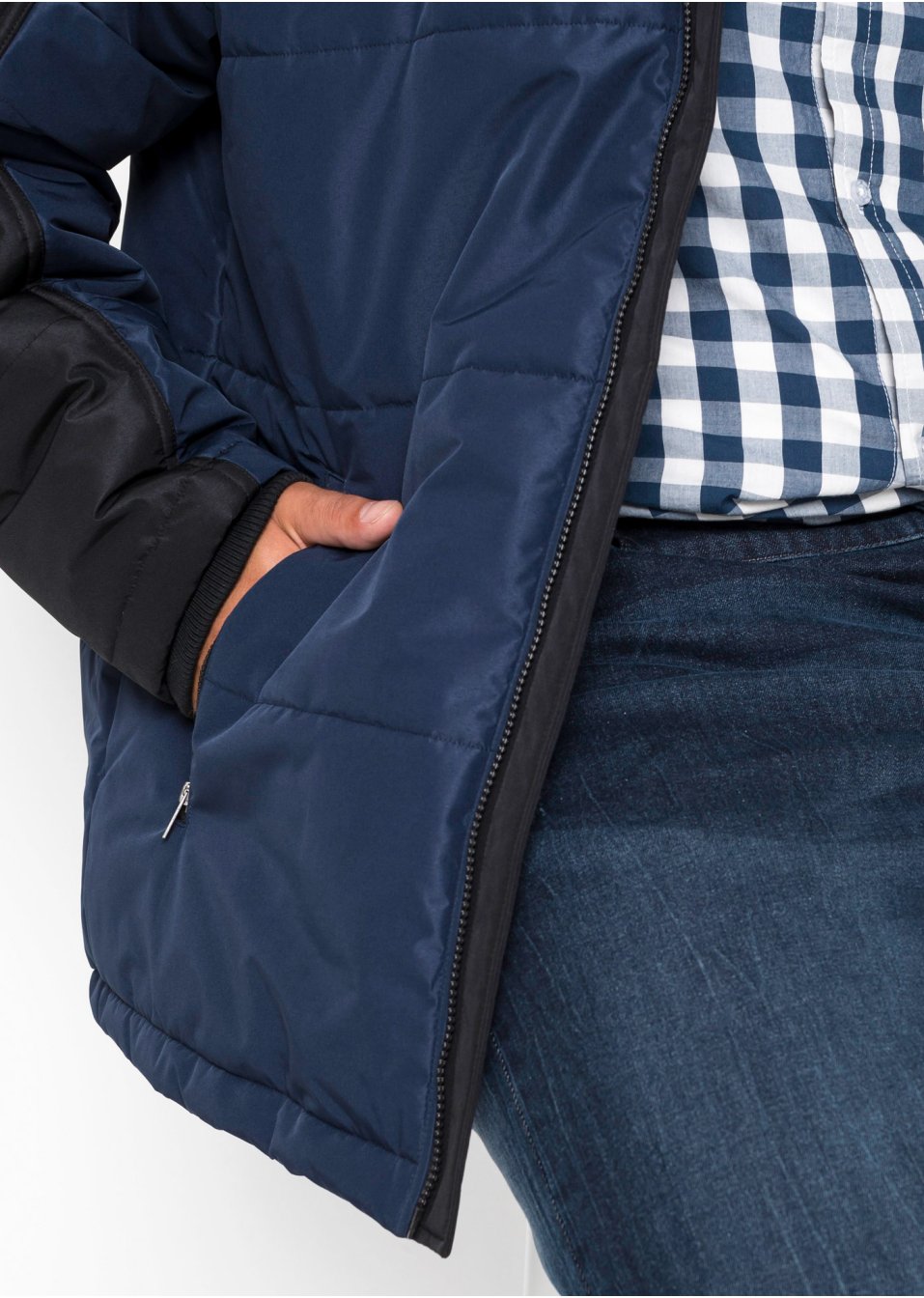 Veste matelassée coupe confort à capuche