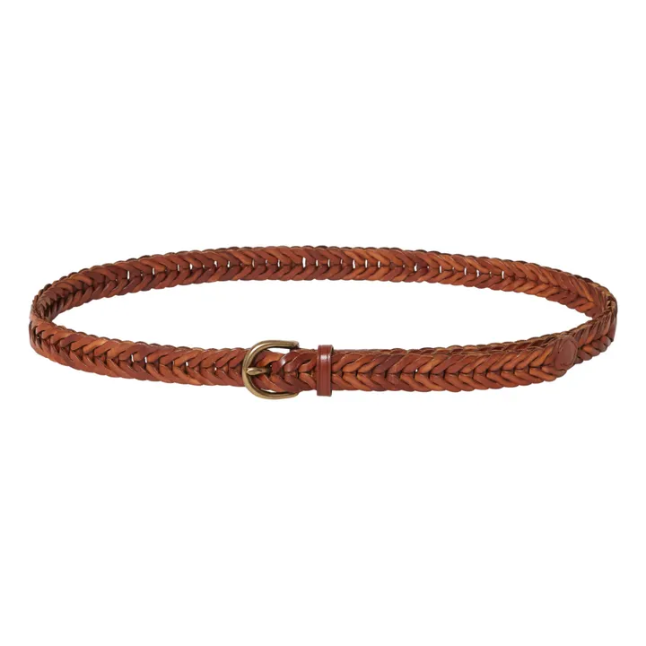 Dragon Diffusion Ceinture tressée 2 cm | Caramel