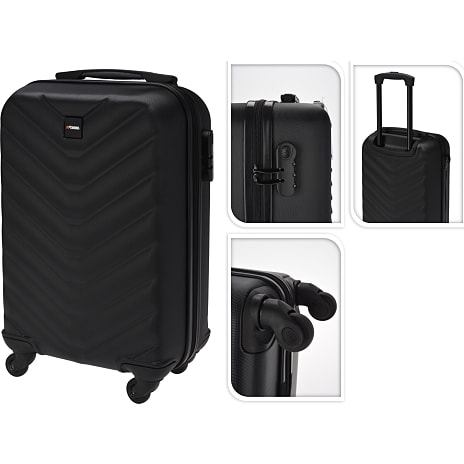 Arrow Trolley 4 hjuls ABS 45 cm - sort