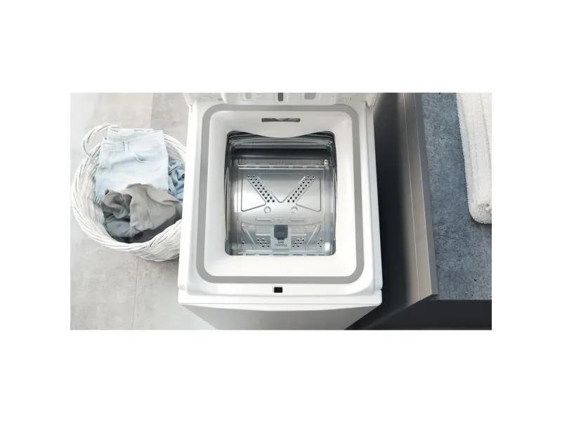 Bauknecht WTL 56313 C - Vaskemaskine - bredde: 40 cm - dybde: 60 cm - højde: 90 cm - topbetjening - 6 kg - 1151 rpm