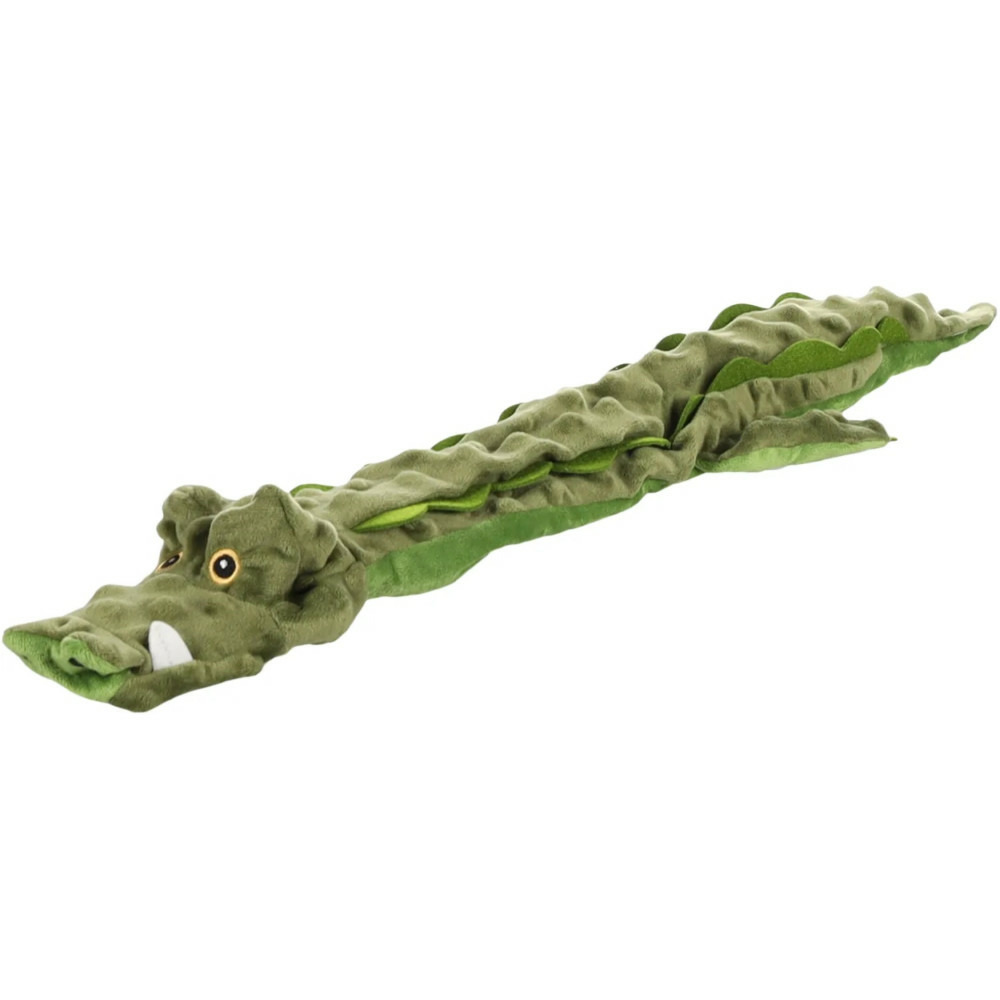 Jouet crocodile ruben vert 60 cm pour chien