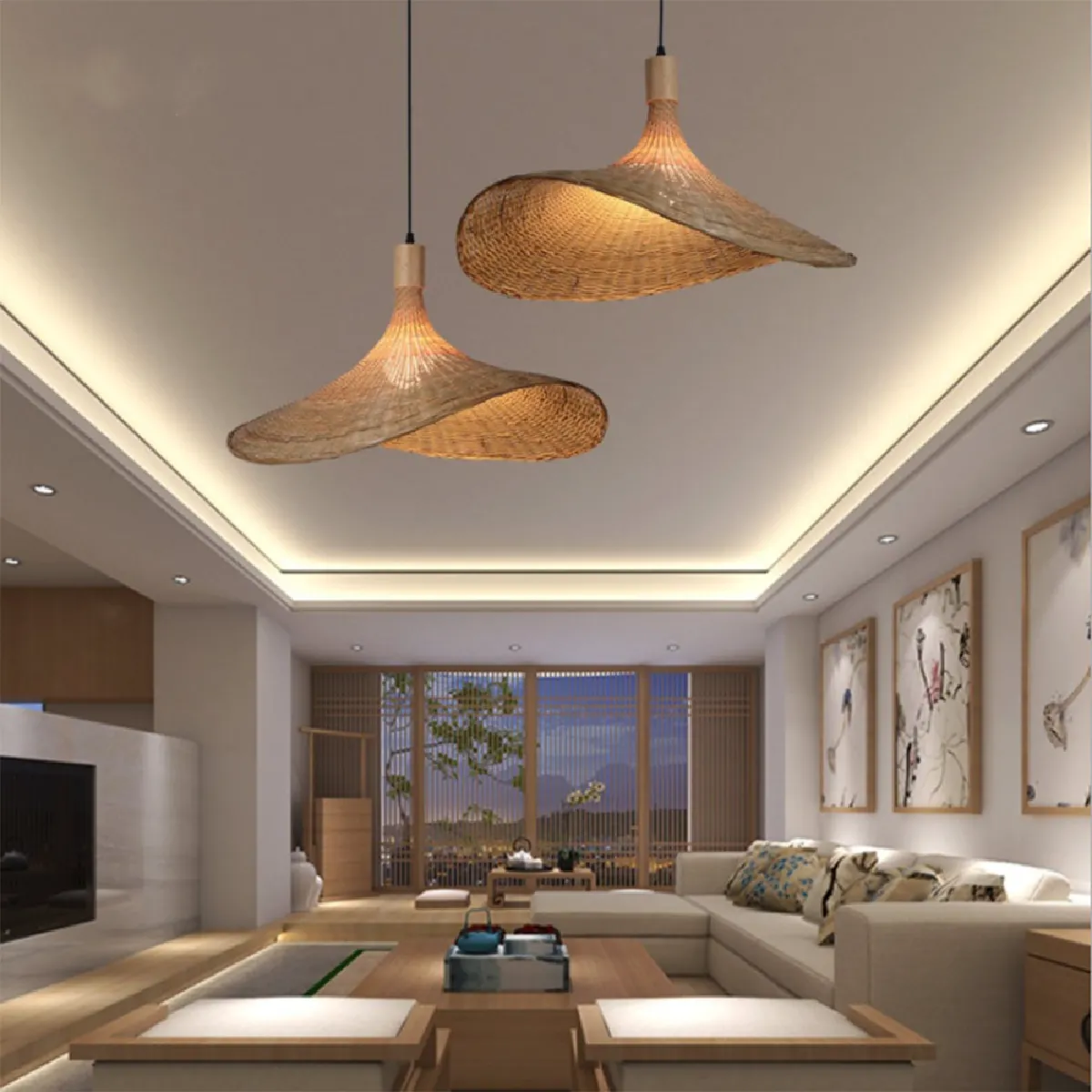 Universal Bamboo Lustre - Naturel