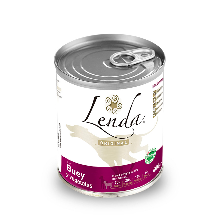 Lata Lenda Nature Ox para cães