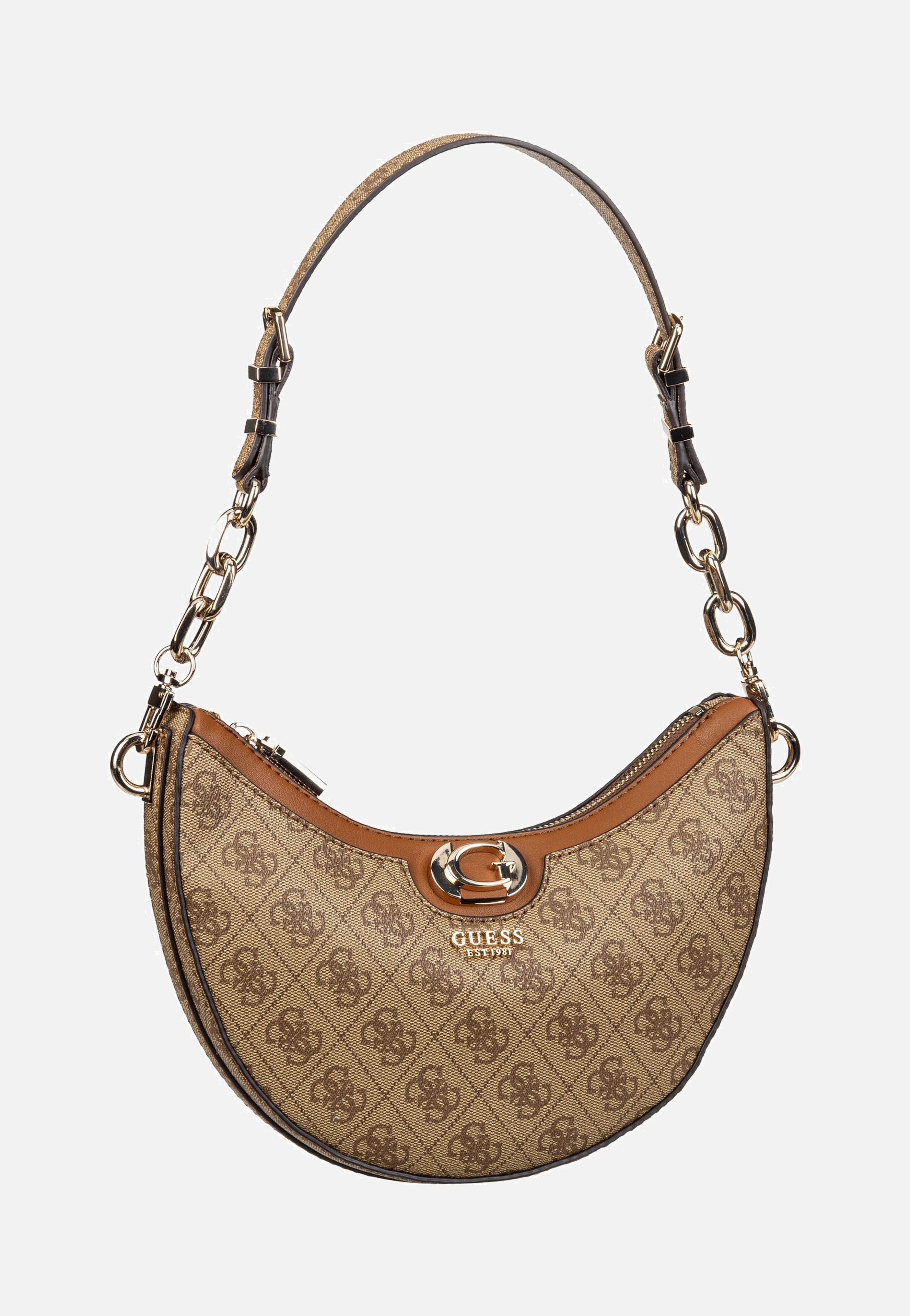 Orlina Logo Top Zip 40180 Latte/Brown - Umhängetasche