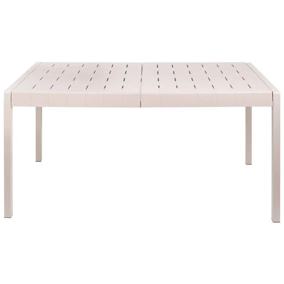 BARTICA - Tuintafel - Beige - 154 x 84 cm - Synthetisch materiaal