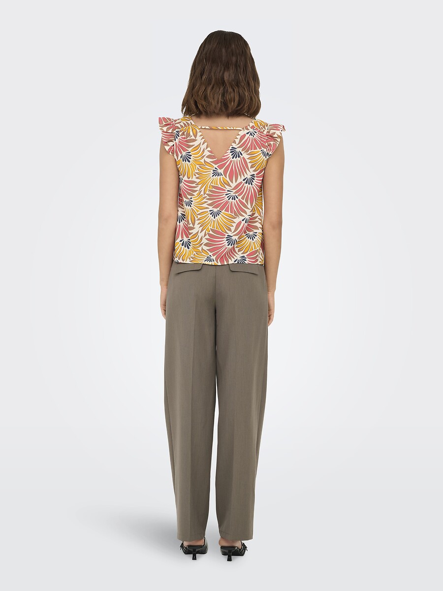 SOMENTE<br>Blusa de manga curta estampada