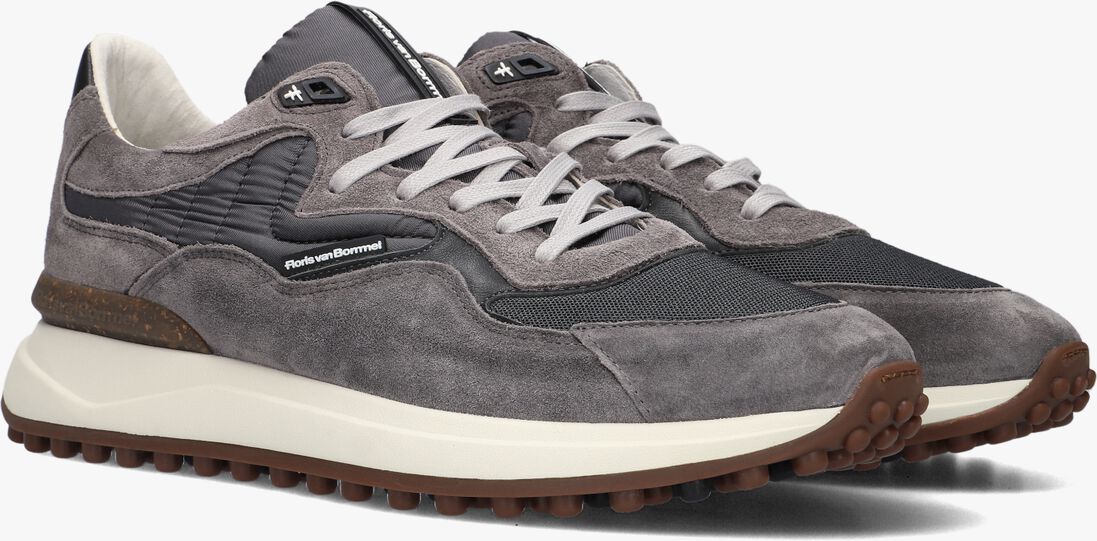 FLORIS VAN BOMMEL grijze floris van bommel lage sneakers sfm-10152
