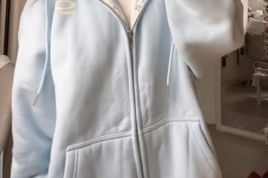 Dreamkura - Hoodie met rits en voering met print