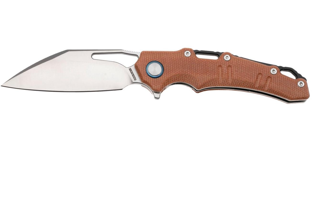 Rough Ryder RR2611 Satin D2, Brown Micarta, zakmes