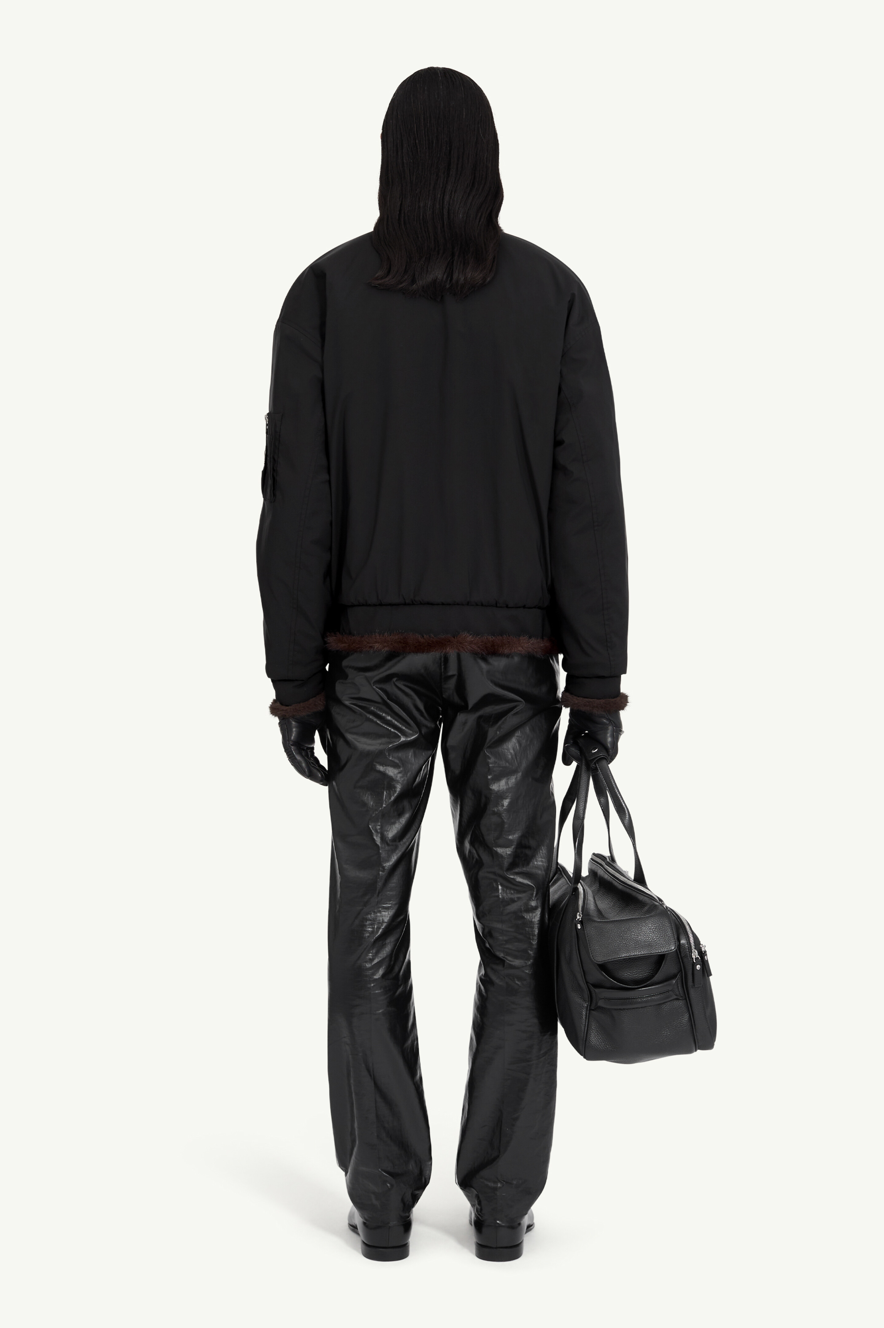 Veste bomber décontractée pour homme | MM6 Brun