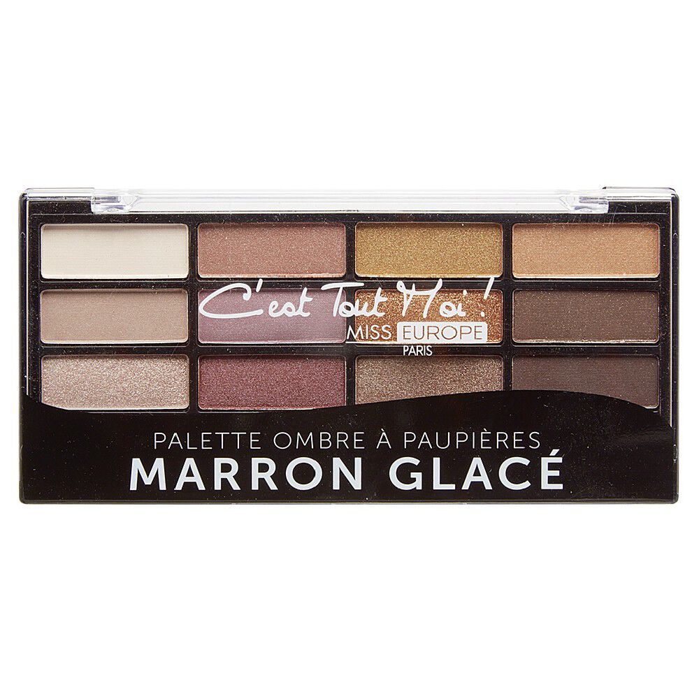 Palette Ombre paupière x12 teintes n°02