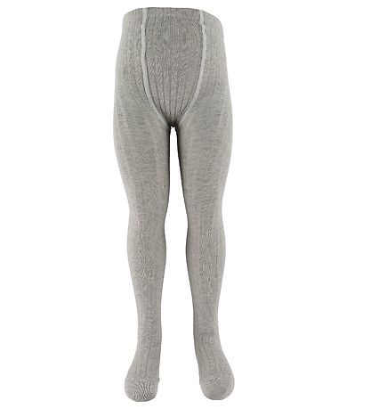 Condor Strumpfhosen - Rib - Grau Meliert