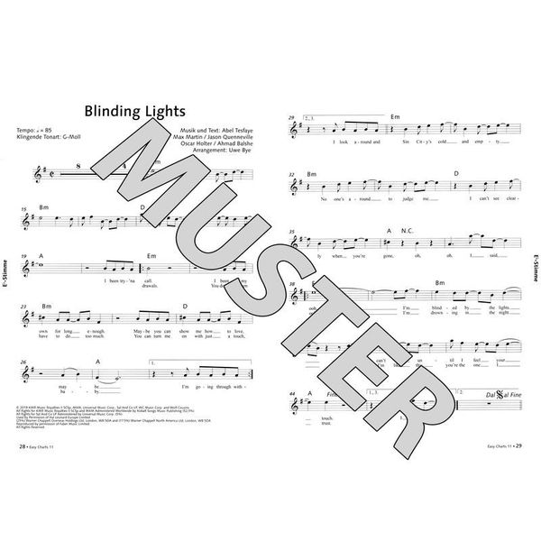 Music Factory Easy Charts Play-Along 11