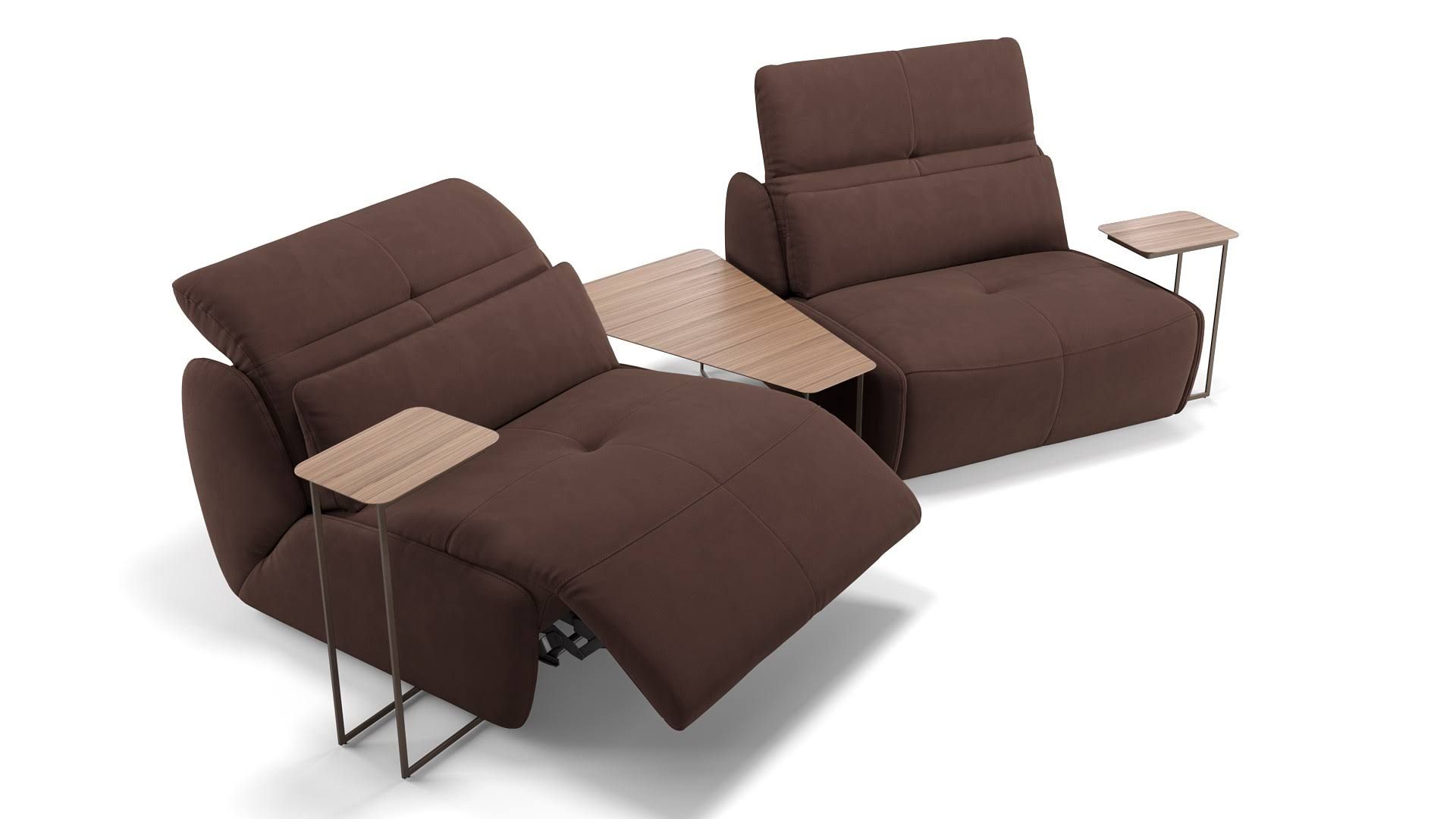 sofanella Funktionssofa 2-Sitzer Leder MODICA