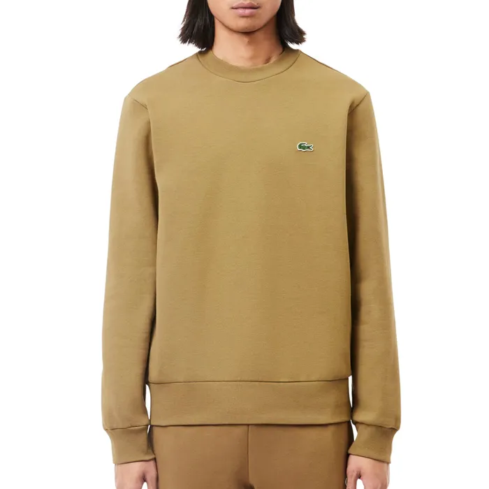 Lacoste Bio Cotton Fleece Crew Sweater Heren