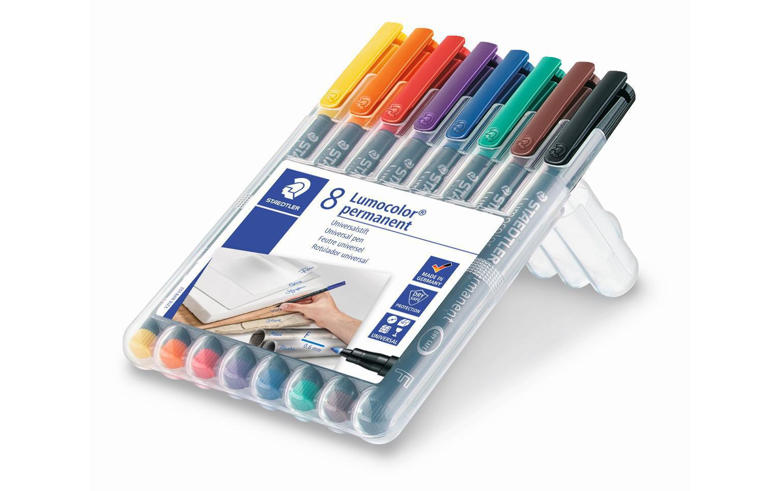 Folienstift Lumocolor 318 F 8er-Set, permanentPermanent-Universalstift F