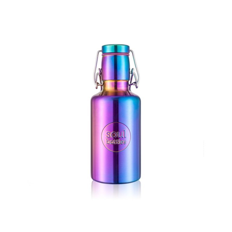 Soulbottle Trinkflasche mit Tragegriff, Edelstahl