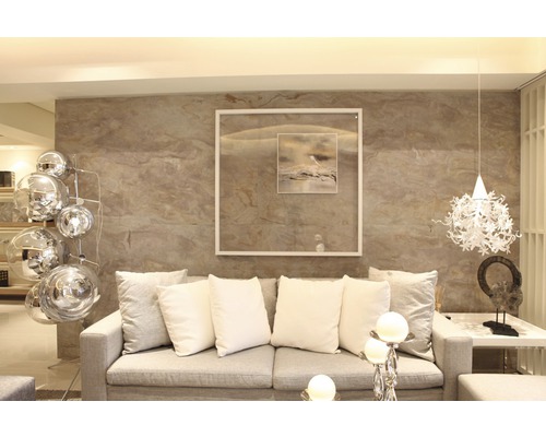 Echte steen veelkleurige leisteen SlateLite flinterdun 1,5 mm Blanco 120x240 cm