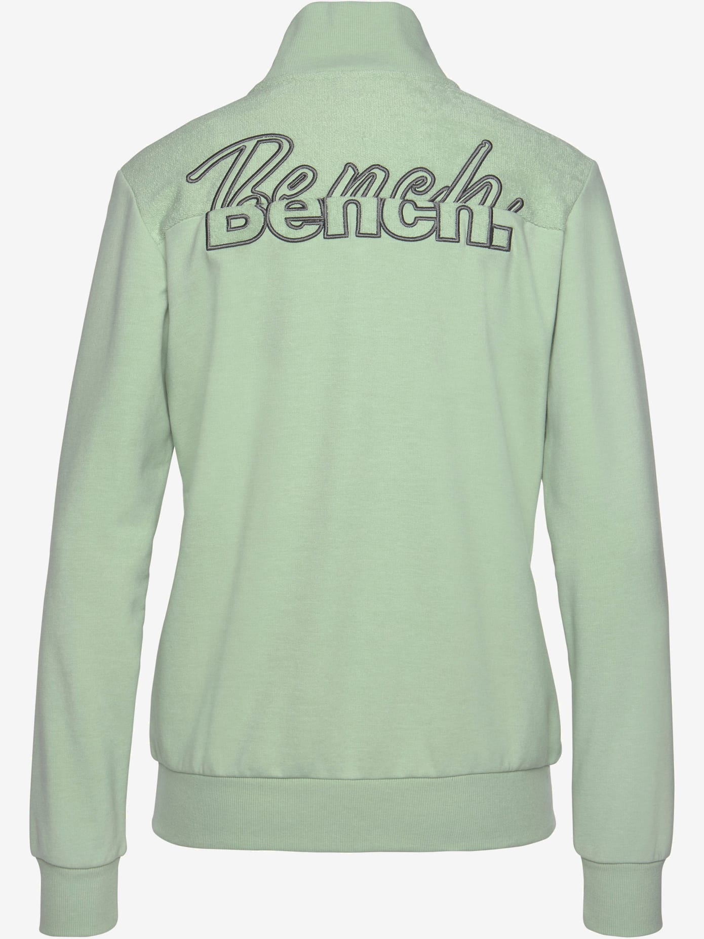 Veste sweat à col montant
