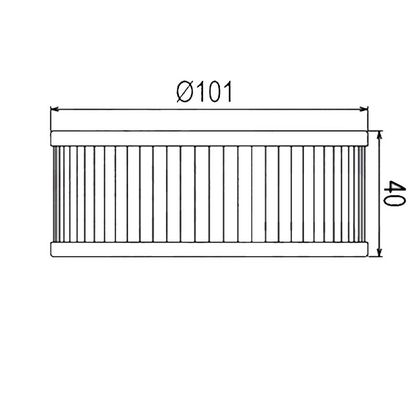 Filtre à huile HifloFiltro HF146 Type origine