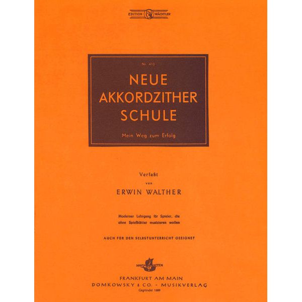 Edition Wächtler Neue Akkordzitherschule