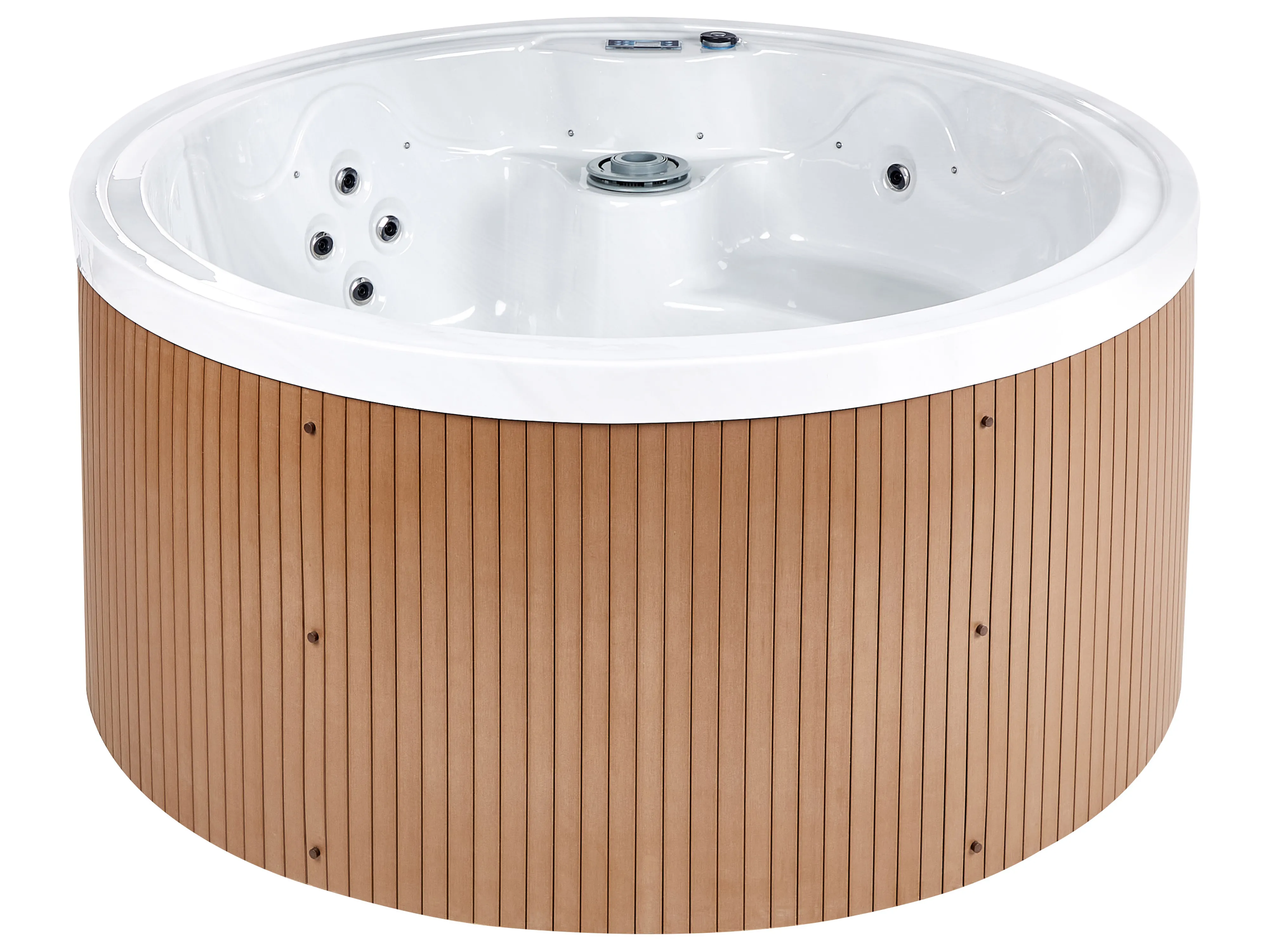 Buiten hottub met LED MARFIL Wit
