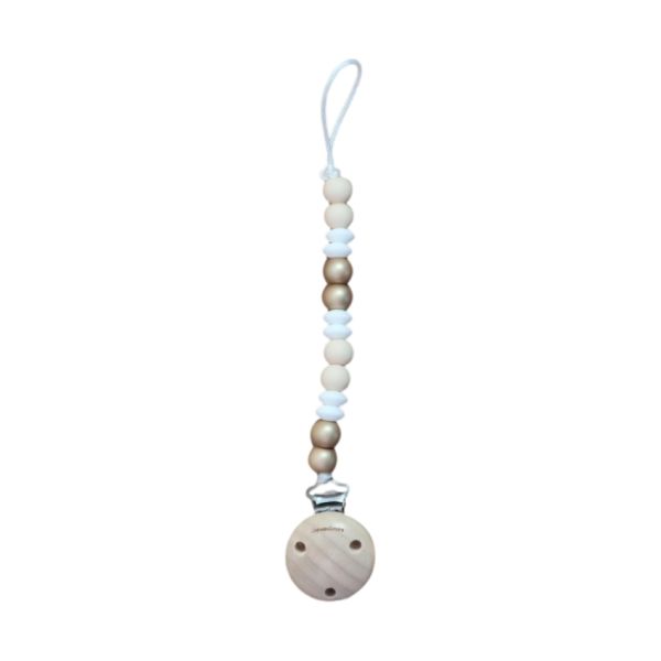 Chewies & More Sparkle Siliconen Speenclip Gold