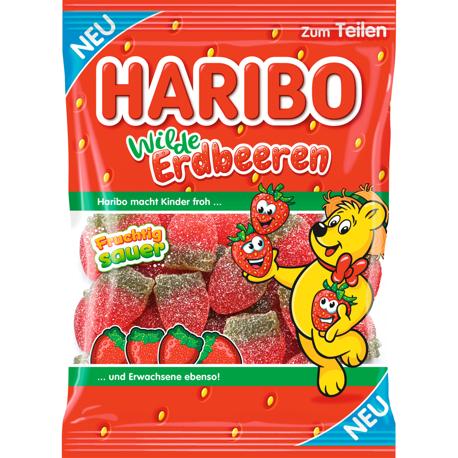 Haribo wilde Erdbeeren sauer 175 g