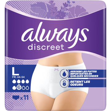 Always Discreet Broekjes Voor Urineverlies x11
