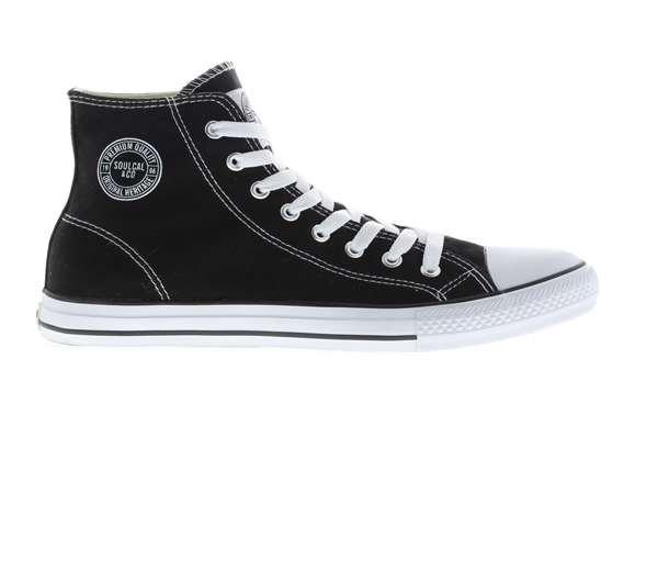SoulCal Canvas High Trainers Mens