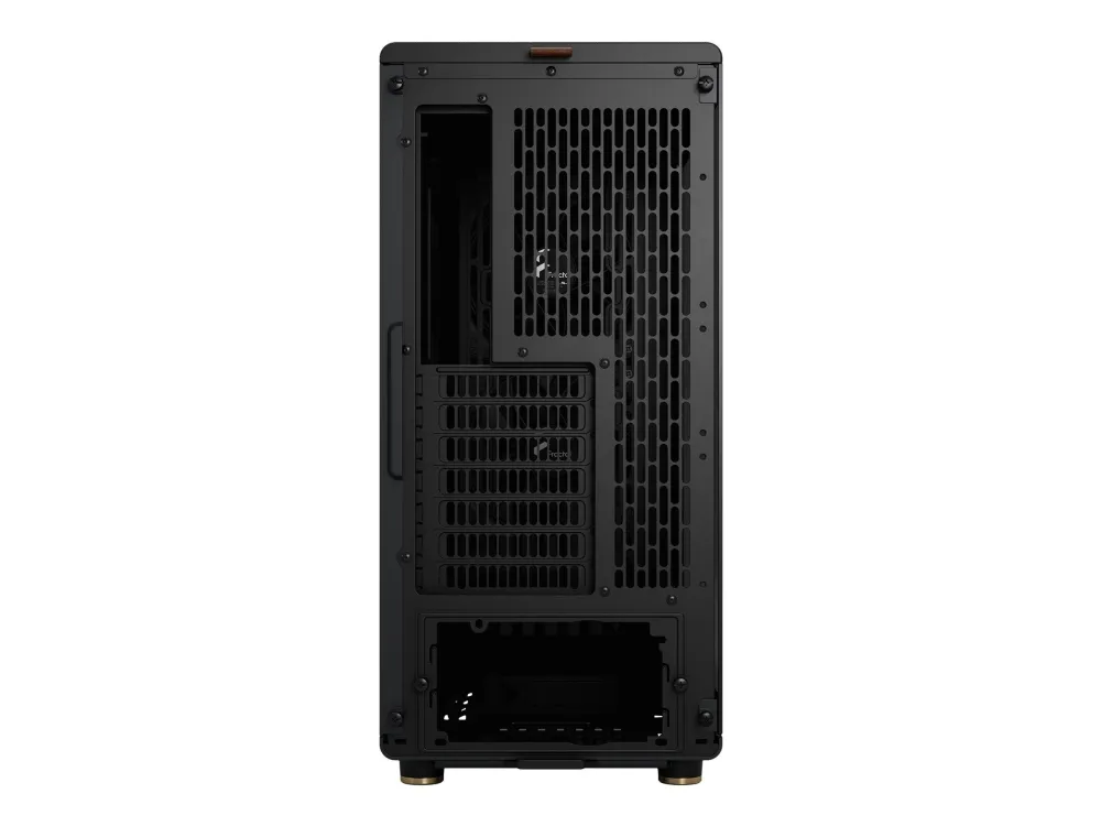 Fractal Design North - Mid tower - ATX - sidepanel med vindue (tonet glas) - ingen strømforsyning (ATX) - charcoal black - USB/Lyd
