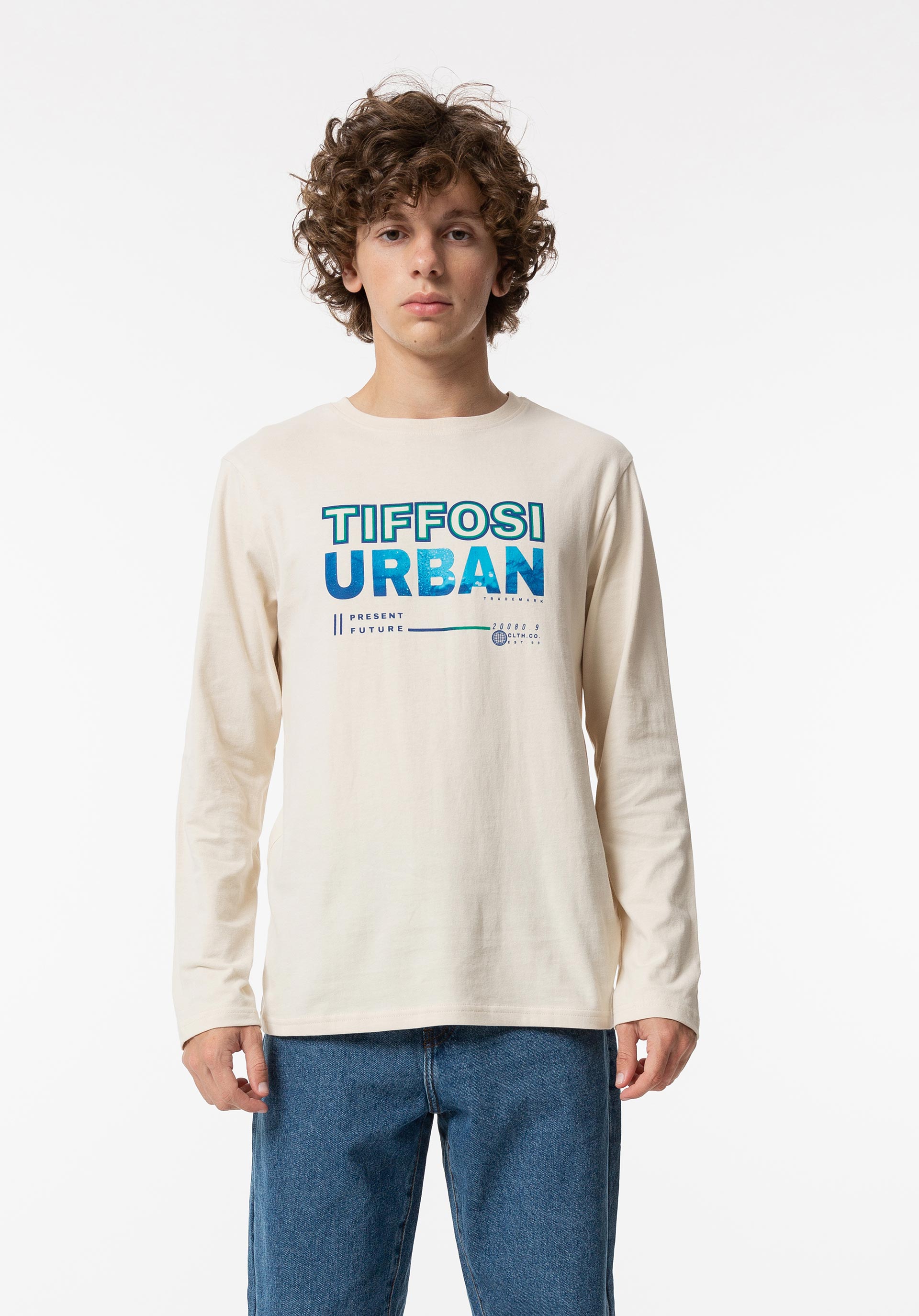 T-shirt com Estampado Frontal