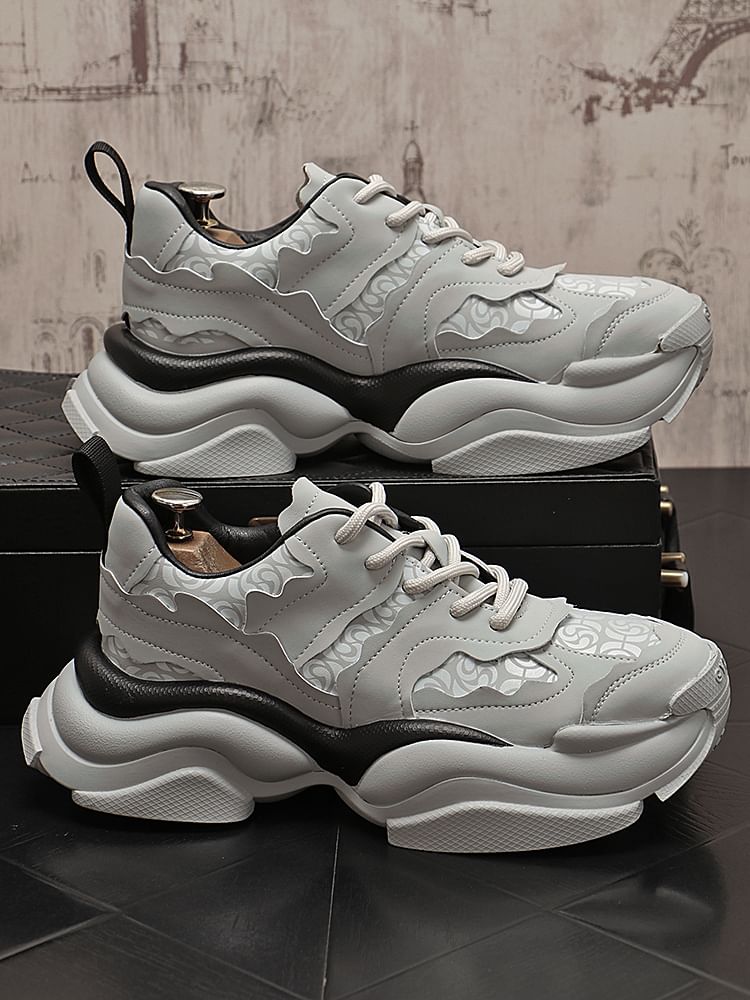Mr Ozera - Color Block Platform Sneakers