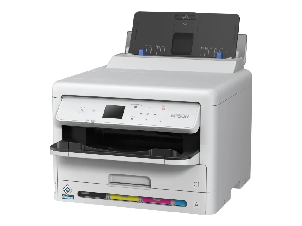 Epson WorkForce Pro WF-C5390DW - Printer - farve - Duplex - blækprinter - A4/Legal - 4800 x 1200 dpi - op til 25 spm (mono) / op til 25 spm (farve) - kapacitet: 330 ark - USB, Wi-Fi, Gigabit LAN